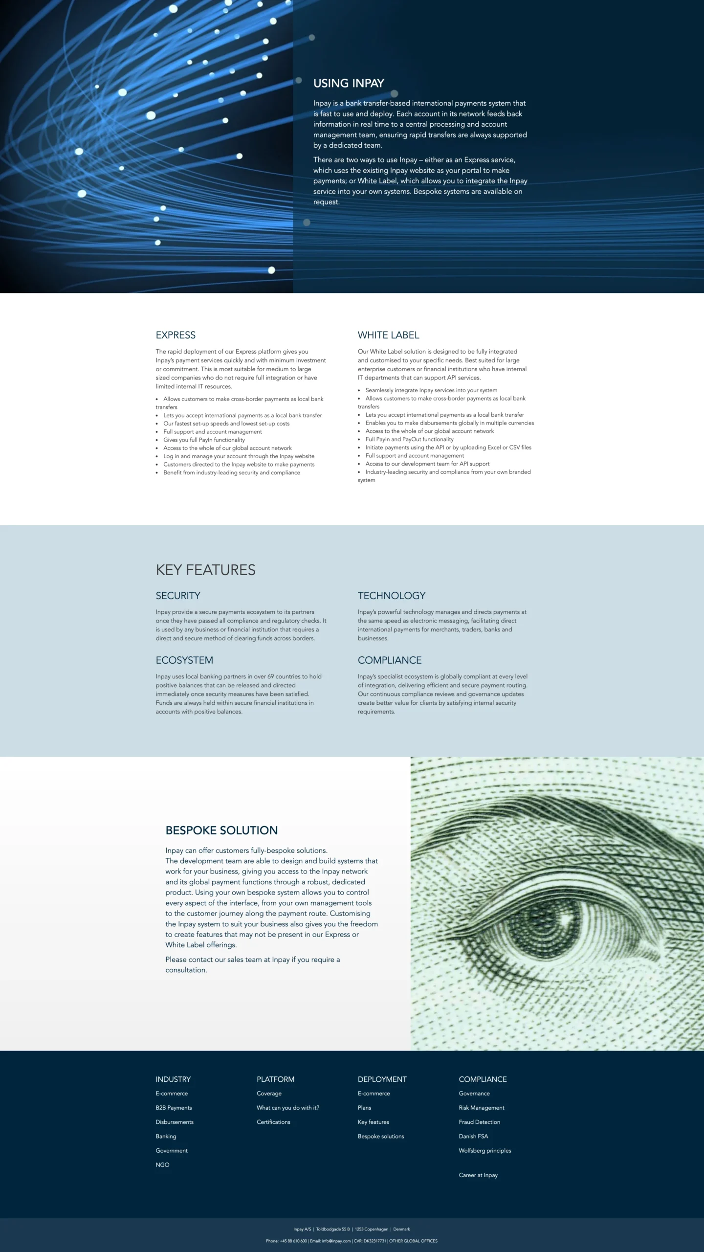Global Payment Gateway Website for Financial Institutions 2