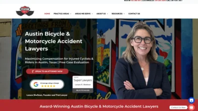 Personal Injury Law Firm Website for Accident Cases