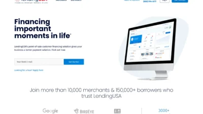 WordPress Lending Platform Website for Financial Services