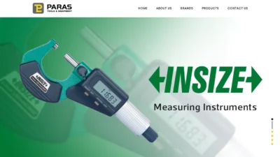 Industrial Tools Website Development for Equipment Supplier