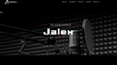 Audio Video Production Website for Creative Studios