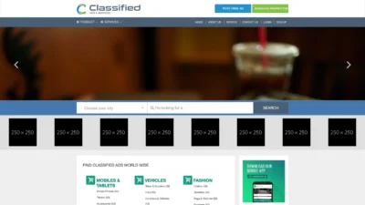 Classified Ads Platform with Custom Admin Panel