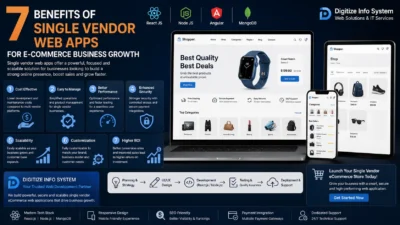 7 Benefits of Single Vendor Web Apps for E-Commerce Business Growth