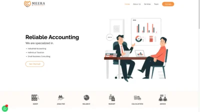 High-Converting One Page Business Website Development for Consultancy Brand