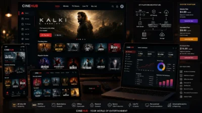 CineHub OTT Platform Development Case Study for Movies and TV Shows Streaming
