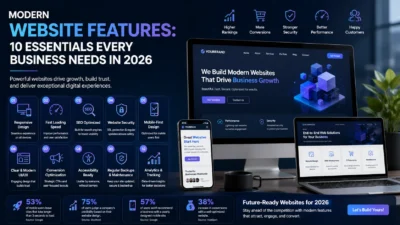 Modern Website Features 10 Essentials Every Business Needs in 2025