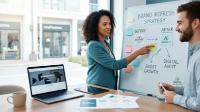 Small Business Brand Refresh Strategy Presentation