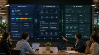 How to Integrate AI Into Existing CRM and ERP Systems