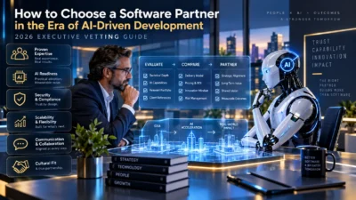 How to choose a software partner in the era of AI-driven development executive evaluation guide